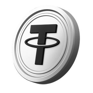 Section des informations du compte présentant une pièce Tether USDT